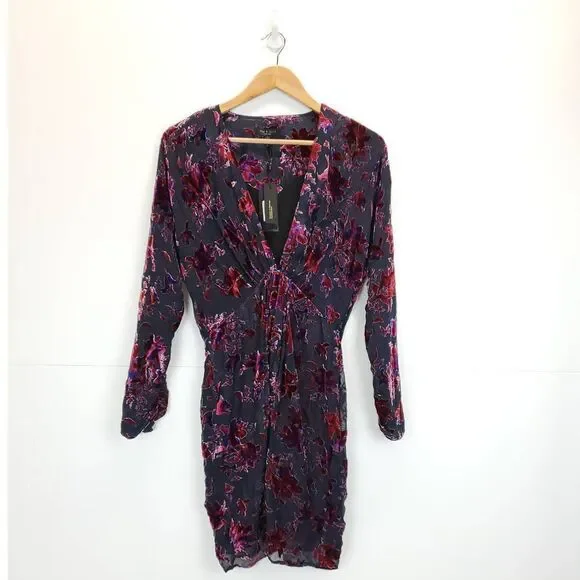 Rag & Bone Eloise Burnout Velvet Mini Dress - Picture 8 of 10